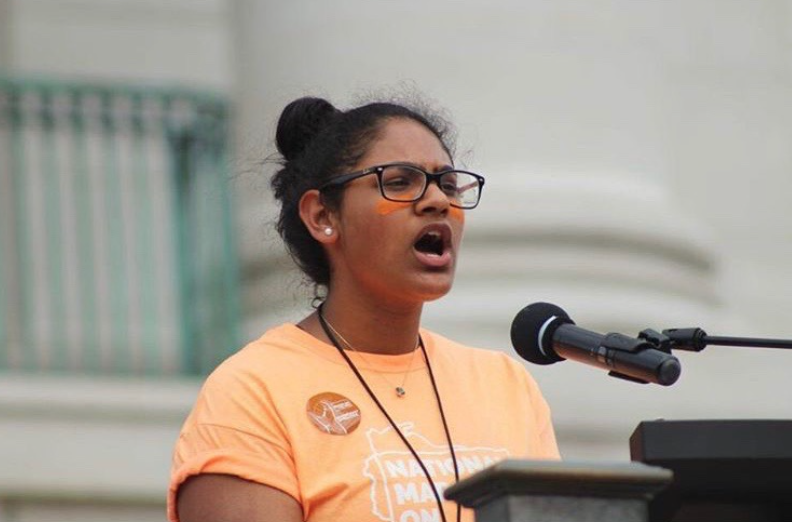 Rupa+Ballamudi+%2811%29%2C+speaks+at+the+March+on+the+NRA+event+at+the+Wisconsin+Capitol+Building