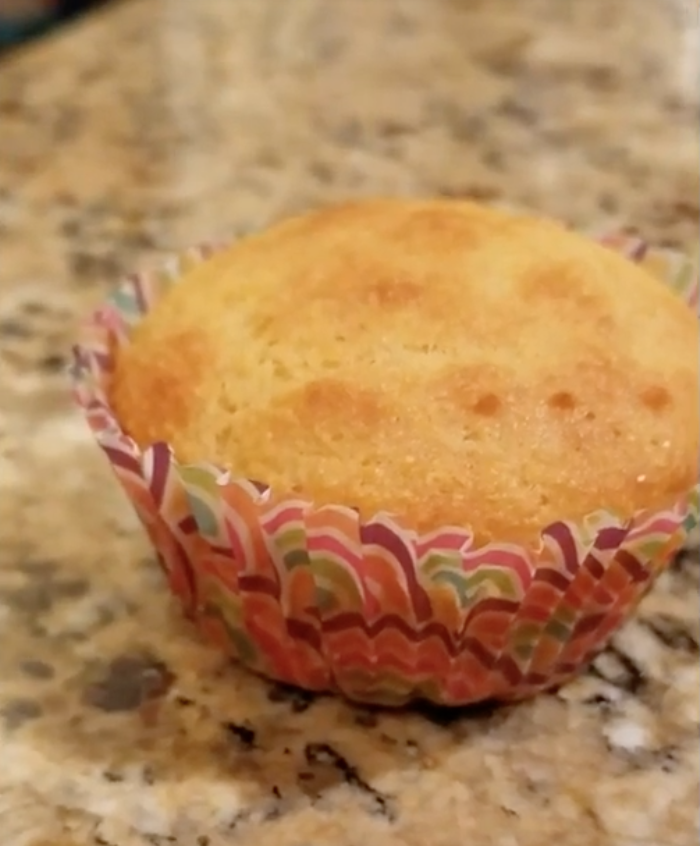 Cornbread muffins are the perfect size for a Thanksgiving side dish.