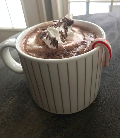 Mug of hot chocolate 