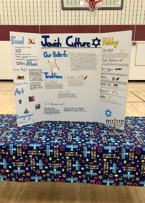 Jewish culture was just one of the many identities presented at the MHS Culture Fair.