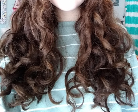 Light Brown Curly Girl Hair