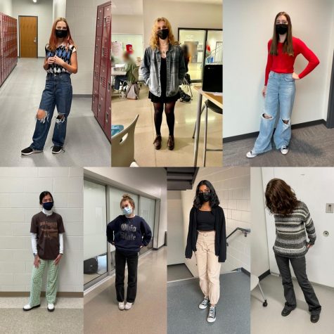 Some of the outfits MHS students have worn this month.