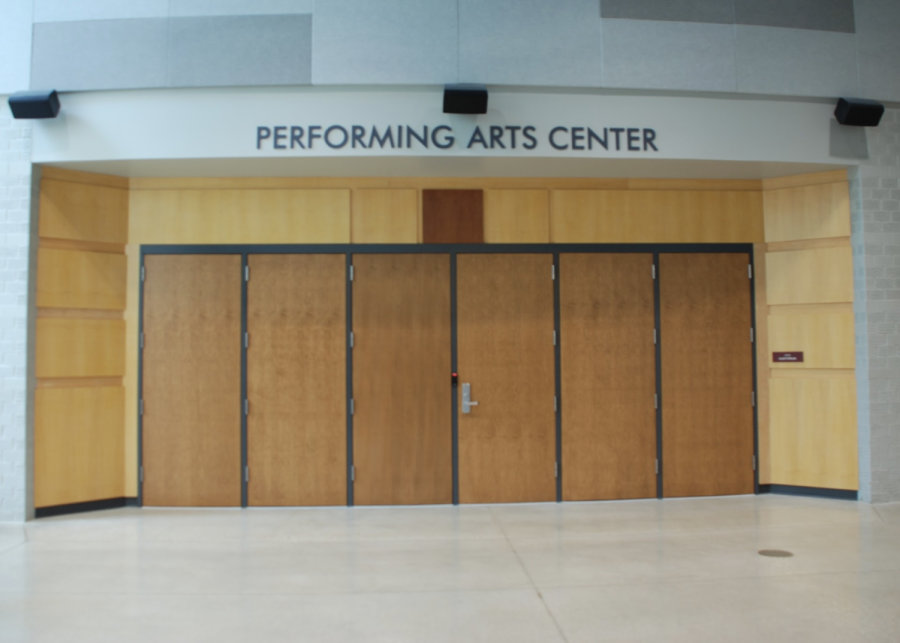 The PAC, built in 2002, was renovated in 2020 during construction. All 899 seats were replaced, as were the carpet, stage curtains, and most of the sound system. The stage lighting was also upgraded to nicer LED lights. The PAC is now accessible through the North Entrance, down the hallway from the music classrooms. 