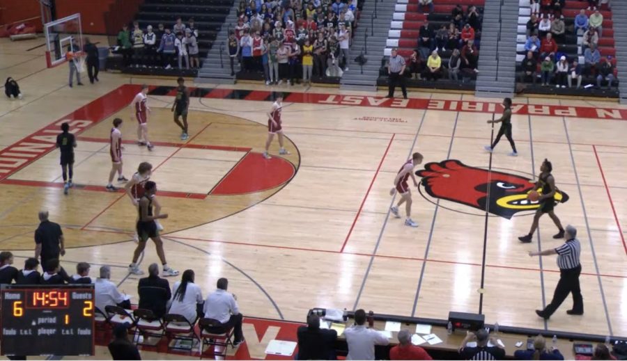 Middleton versus Milwaukee Hamilton at Sun Prairie East High School on March 9, 2023. 
The Cardinals lost 61-64 in a tight game and were eliminated from the playoffs.