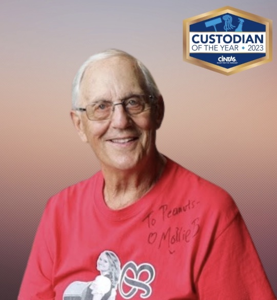 The Middleton-Cross Plains Area School District was thrilled to celebrate beloved custodian "Mr. Peanuts" on his Runner-Up award in the 2023 Cintas Custodian of the Year contest.