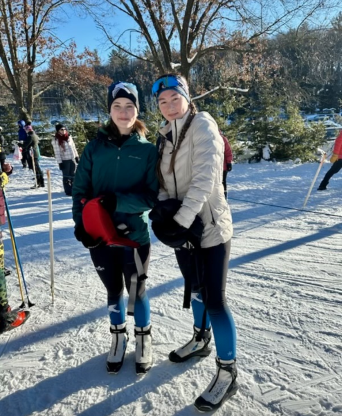 Amelia Kydd (right) sent a candy gram to her girlfriend, Emily Zuegge (left) through Amnesty Internationals fundraiser this year.