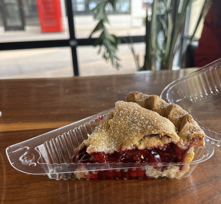 A slice of cherry pie from Hubbard Avenue Diner.