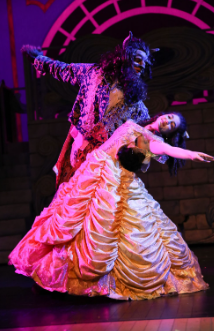 Ava Greenberg (11) and Linus Ballard (12) share a dance during a scene in the production. The two performed beautifully together, leaving audiences in awe.