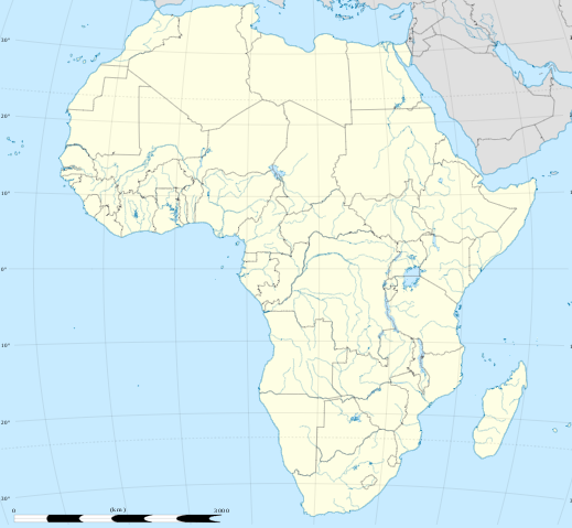 A political map of Africa. The Sahel region sits in Western and North Central Africa. Photo from Creative Commons.