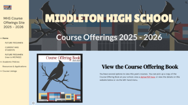 Middleton High School offers a wide variety of courses. With the advent of a weighted grading system where only APs are weighted students will be more likely to select AP classes.