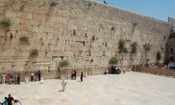 Jerusalem's famous Western Wall is just one of the city's many historical and religious sites. Photo from Creative Commons.