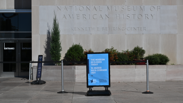 The National Museum of American History in Washington, DC, was closed on Oct. 15 due to the government shutdown.
Licensed under CC BY-SA 4.0 (https://creativecommons.org/licenses/by/4.0/deed.en).